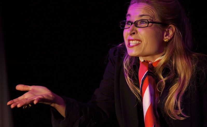 Murwillumbah-based actor Rachael Gorham at Cabaret 360. Murwillumbah-based actor Rachael Gorham at Cabaret 360.
